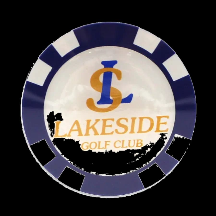 Plastic Poker Chip with Resin Dome Logo